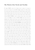 The Words of the Novels and Novellas