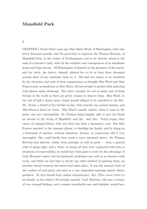 Text 03 Mansfield Park