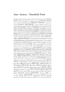 Jane Austen - Mansfield Park