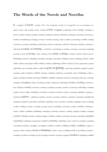 Charles Dickens - The Words of the Novels and Novellas